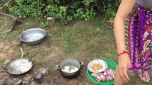 village food factory - how to curry eggs whit beef   Asian food