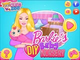 Watch and Leearn with BARBIEs Baby DIY Nursery Video Episode Fun Newborn Games