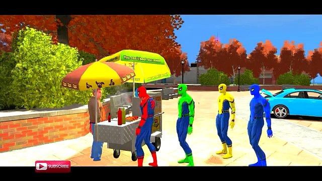 ЦВЕТА МЕРСЕДЕС БЕНЦ В ОПАСНОСТИ! и цветов Человек-паук Детские песни стихи для детей