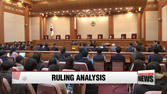 Constitutional Court upholds President Park Geun-hye's impeachment