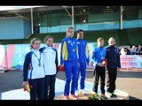 Women's long jump T11 | Victory Ceremony | 2014 IPC Athletics European Championships Swansea