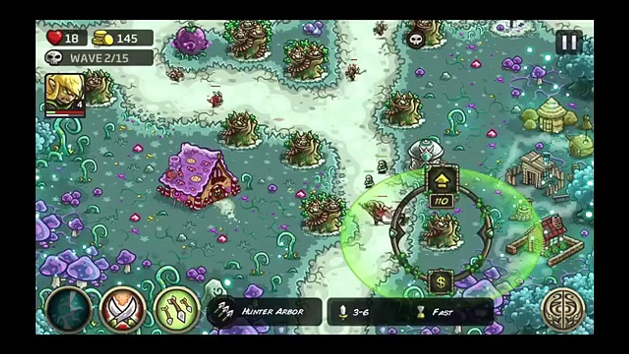 Kingdom Rush Origins Gameplay Walkthrough #8 GRIMMSBURG [Veteran] [3 Stars]