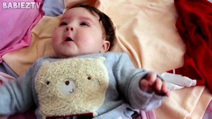 Cute Baby Laughing at Dad's Strange Voice a