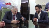 Başbakan Yıldırım uçakta kız istedi