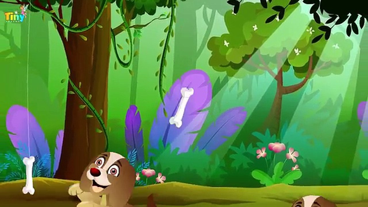 Five little Puppies | Nursery Rhymes | Kids Song