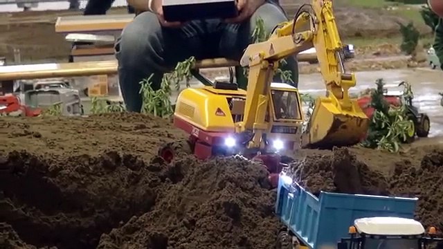 excavator Toy Car Dump Truck with the loader and motor grader Backhoe loader Trucks Digger