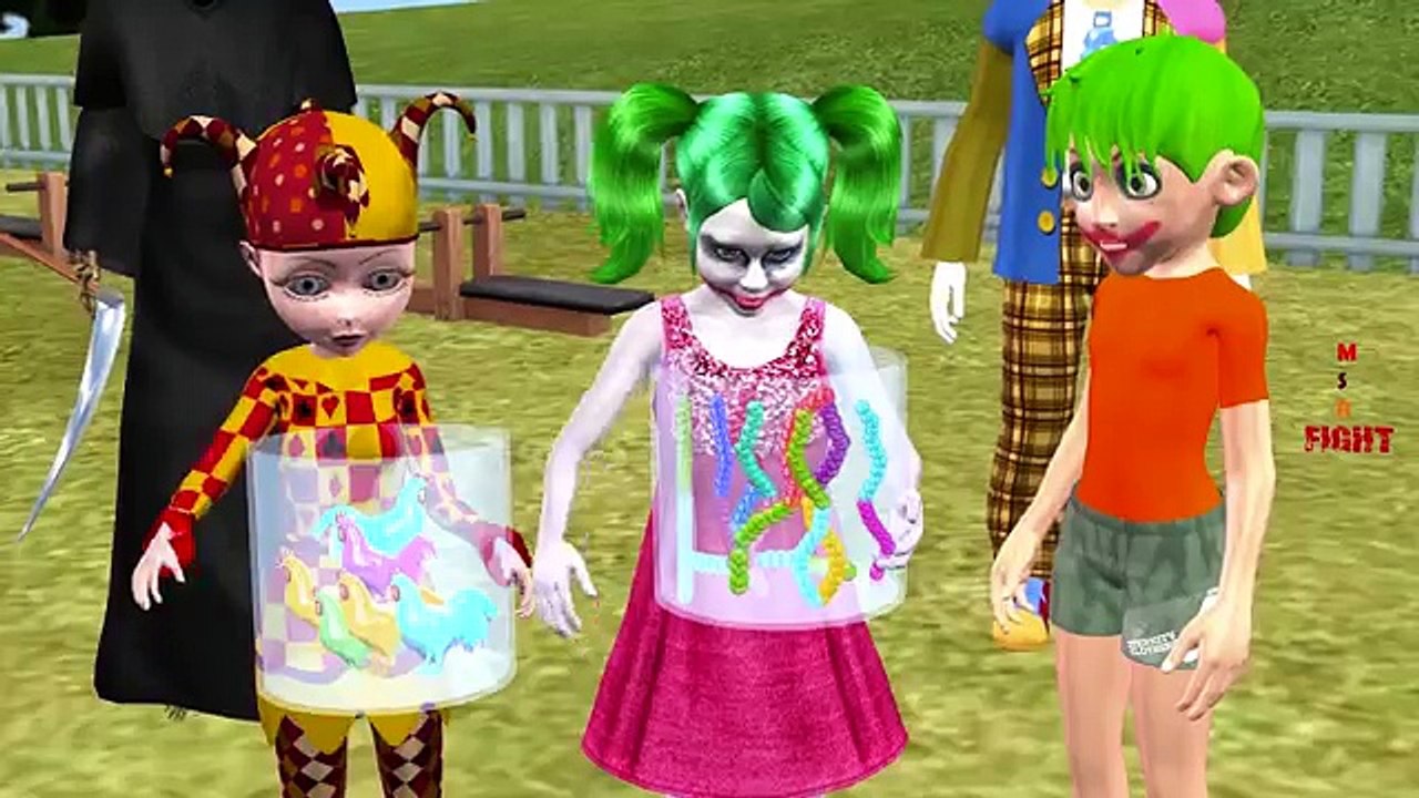 Frozen Elsa Spiderman Hulk SpiderGirl Vs Animals Joker Killer Clown Venom Scream Funny Sup