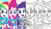 My Little Pony Coloring Page - MLP Equestria Girls Coloring Book Part 4
