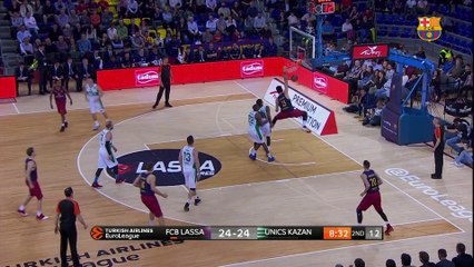 [HIGHLIGHTS] BASKET (Eurolliga): FC Barcelona Lassa – Unics Kazan (70-62)