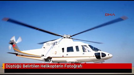 Düştüğü Belirtilen Helikopterin Fotoğrafı