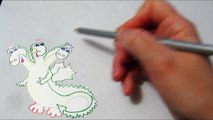 Как нарисовать Змея Горыныча. Учимся рисовать Змея Горыныча из мультфильма