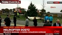 Helikopterin düşme anını görgü tanığı böyle anlattı