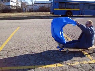 Une nouvelle façon de faire du Windsurf... En ville