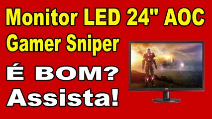 Monitor LED 24" AOC Gamer Sniper G2460VQ6