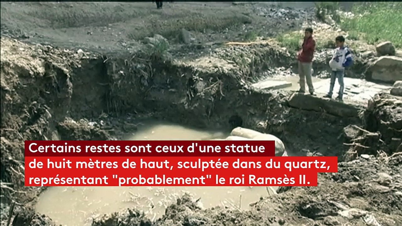 Egypte : deux statues pharaoniques découvertes à proximité du temple de Ramsès II