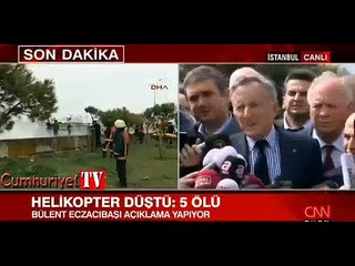 Bülent Eczacıbaşı'dan düşen helikopterle ilgili açıklama