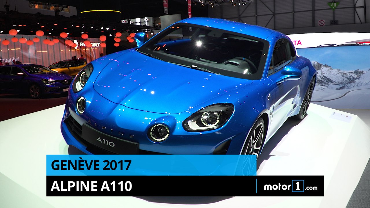 Genève 2017 - Présentation de l'Alpine A110