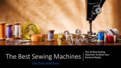 Best Sewing Sewing Machines 2017