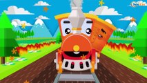 Tren. Trenes infantiles. Dibujo animado para Niños en Español