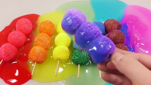 Syringe Real Play DIY How To Make Sky Paints Slime Water Balloon Learn Colors Slime Clay