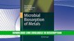 Free PDF Microbial Biosorption of Metals By