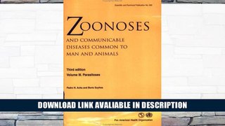 eBook Free Zoonoses and Communicable Diseases Common to Man and Animals, Vol. III: Parasitoses,