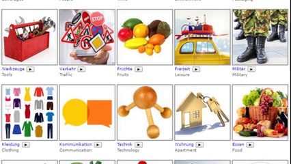 Learn German Photo Dictionary with English