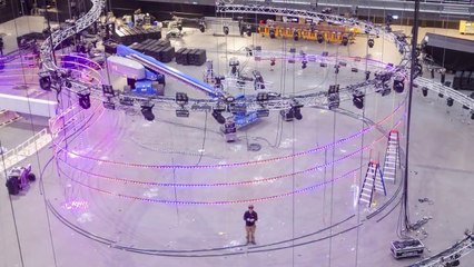 Time Lapse du montage d'une scène de concert - Tout ce qu'on ne voit pas avant le show