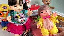 ぽぽちゃん おもちゃ 病院に変身! 救急車 お医者さんごっこ セット おままごと Baby Doll Popochan Playing Doctor Toy