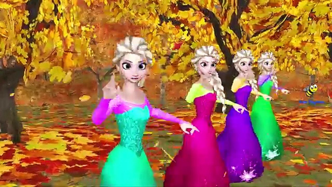 Frozen Elsa Anna Finger Family Songs Hokey Pokey Dance For Children