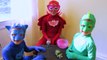 PJ Masks Costumes with Surprise Egg & Soccer in Real Life - Paw Patrol, Peppa Pig, Frozen
