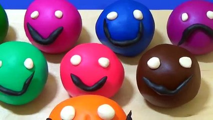 Учим цвета с играть doh яиц с сюрпризом наизнанку Миньоны замороженные Мой маленький пони Русалка, Человек-Паук