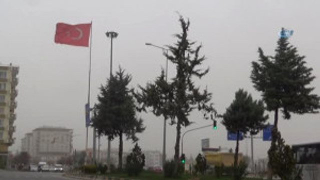 Suriye Üzerinden Gelen Kum ve Toz Fırtınası Kilis'te Etkili Oldu