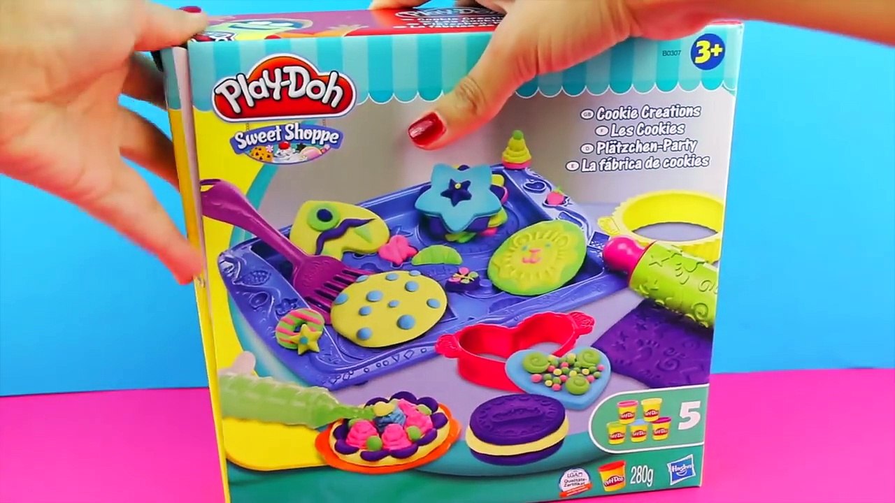 Play Doh Cookie Creations playset, Kids Games Fun Creative Playdough Toy video