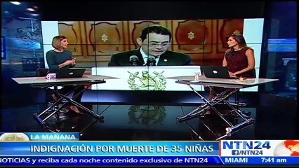 Crece la indignación en Guatemala por incendio en refugio que deja hasta el momento 35 niñas