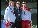 Men's 100m T12 | Victory Ceremony | 2014 IPC Athletics European Championships Swansea