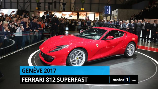 Genève 2017 - Présentation de la Ferrari 812 Superfast