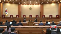 Constitutional Court announces unanimous decision to impeach Pres. Park