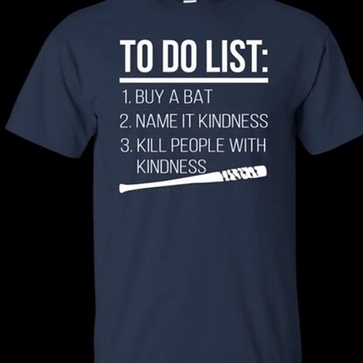 The Walking Dead - Negan - To Do List Shirt, Hoodie, Tank