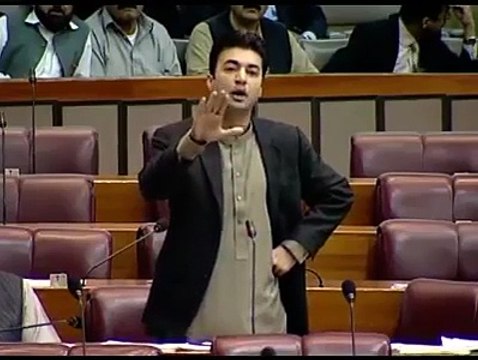 Murad Saeed speech in National Assembly of Pakistan before scuffle with Javed Latif