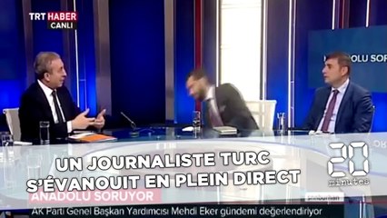 Un journaliste turc s'évanouit en plein direct