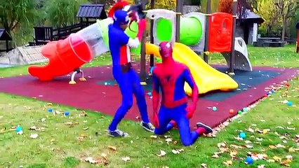 Spiderman vs Joker vs Venom! Avengers Hulk Captain America! Superhero Movie In Real Life!