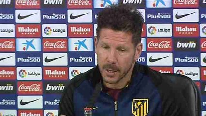 Simeone: "Saúl tiene condiciones para ser uno de los mejores medios del mundo"