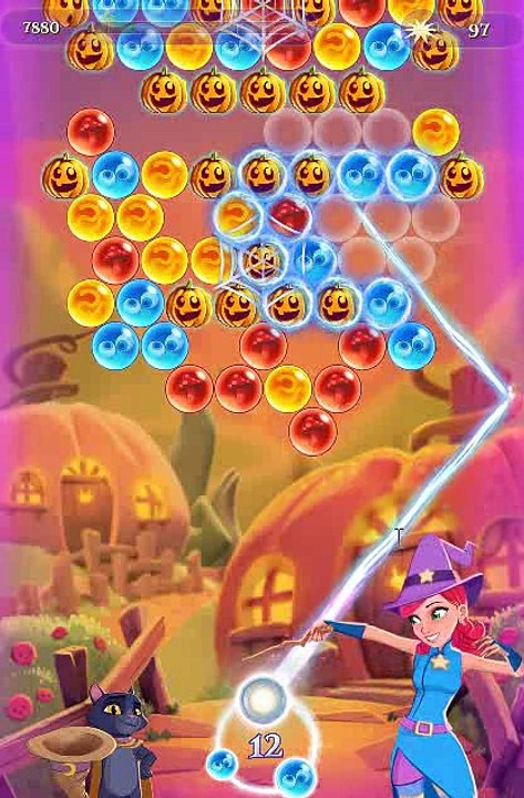 Bubble Witch Saga 3 - FASE 214 - LEVEL 214