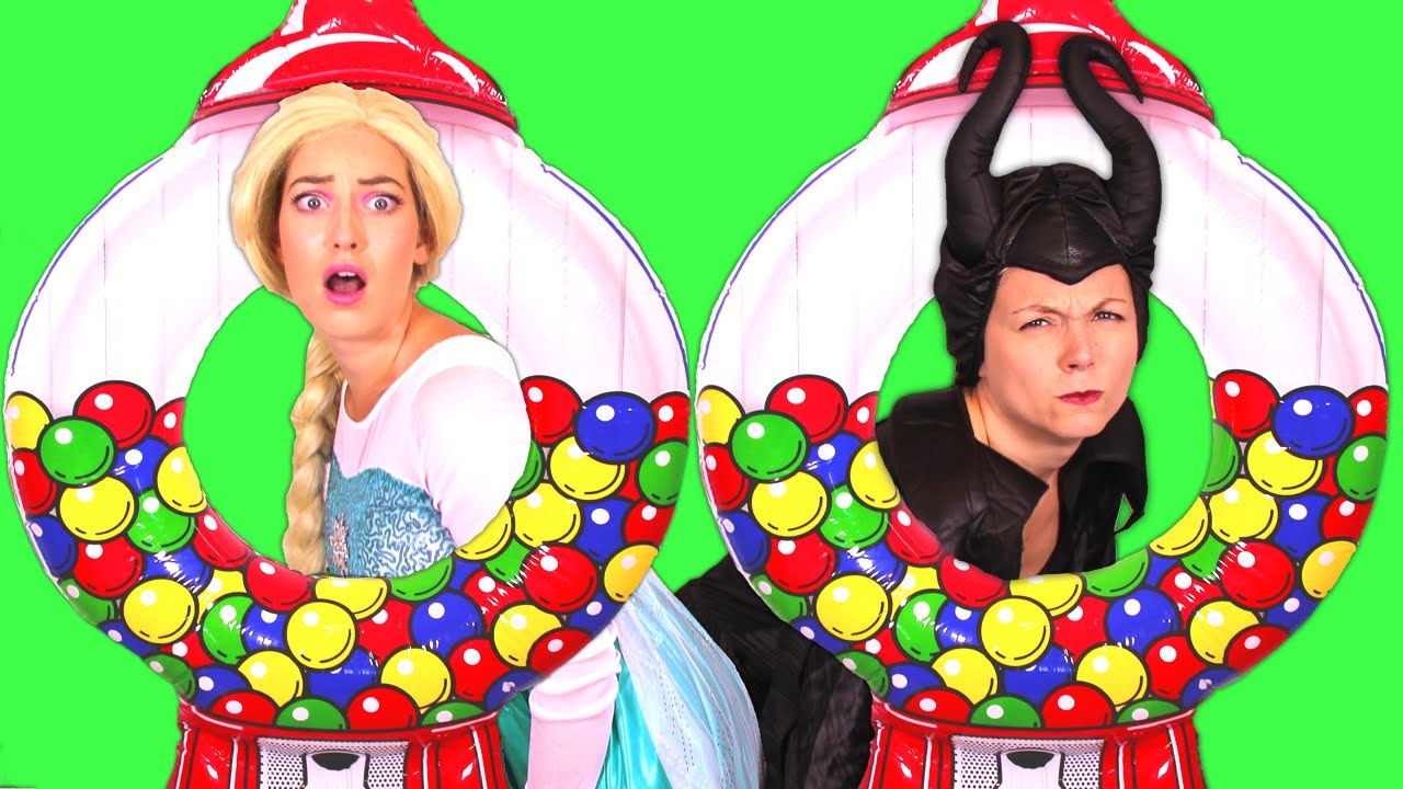 Frozen Elsa vs Maleficent! w_ Spiderman Pink Spidergirl Mermaid Ariel Hulk Hans Joker! Superhero Fun