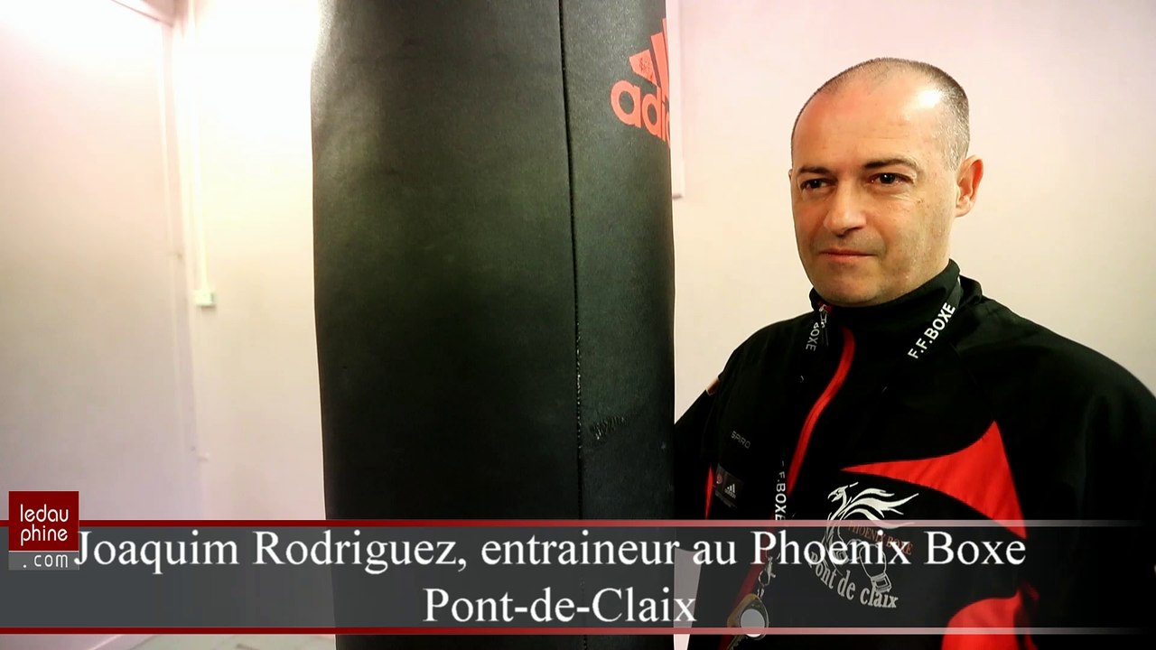 Joaquim Rodriguez, entraîneur au Phoenix Boxe Pont-de-Claix