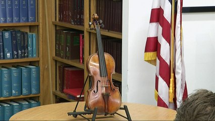Rare re-discovered Stradivarius violin returns to the stage