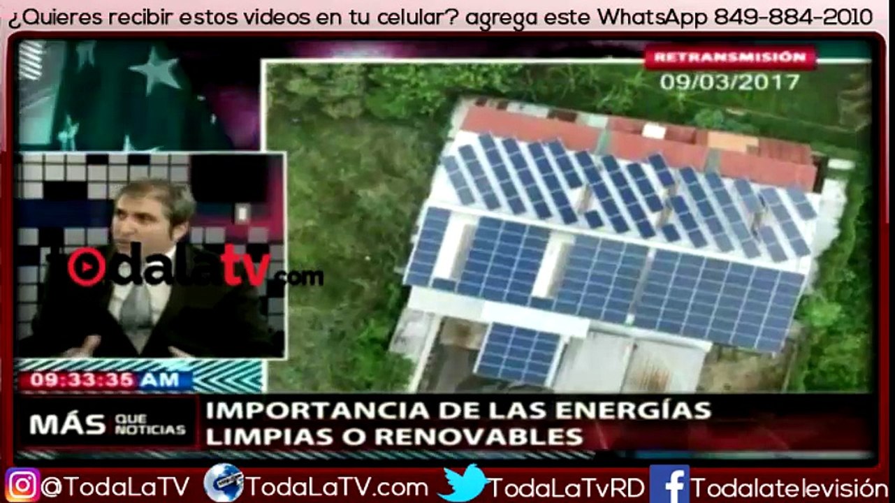 Conoce la importancia de las energías Limpias o renovables -Mas Que Noticias-Video