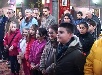 Episkop timočki Ilarion u Boru služio Pređeosvećenu liturgiju, 10. mart 2017. (RTV Bor)