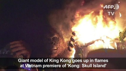 Hot ticket: Vietnam King Kong premiere ruined by monster fire